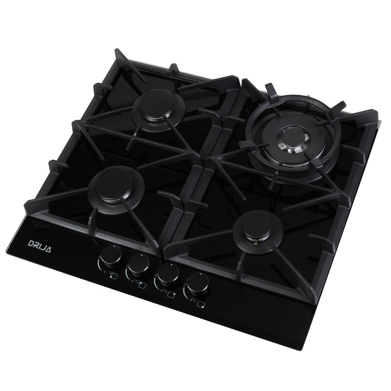 ESTUFA EMPOTRABLE DRIJA, 24"-60CM,4 QUEMADORES SELLADOS, A GAS 001