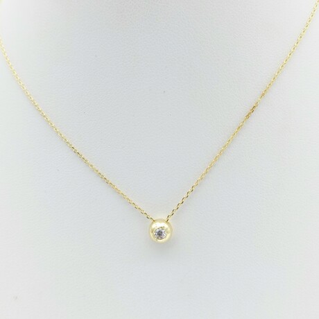 Cadena de oro 10 ktes con colgante de circonia, PuNTO DE LUZ. Cadena de oro 10 ktes con colgante de circonia, PuNTO DE LUZ.