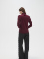 Polera Tivana Cereza Oscuro
