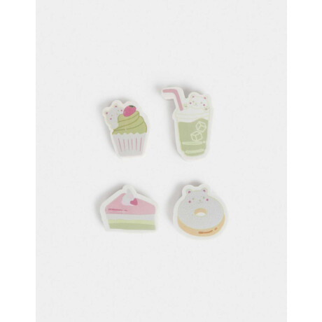 Set De Gomas De Borrar ''matcha Girly'' Combinacion Multicolor