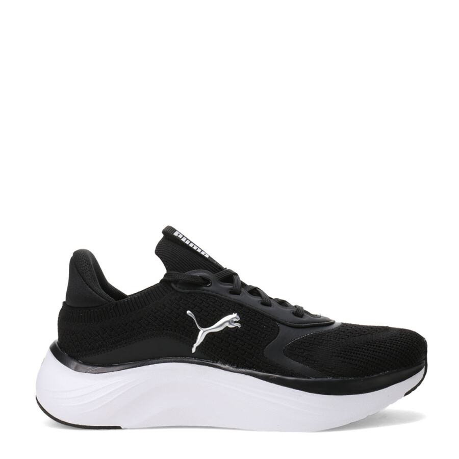 Championes de Mujer Puma Softride Mayve 2 Negro - Blanco