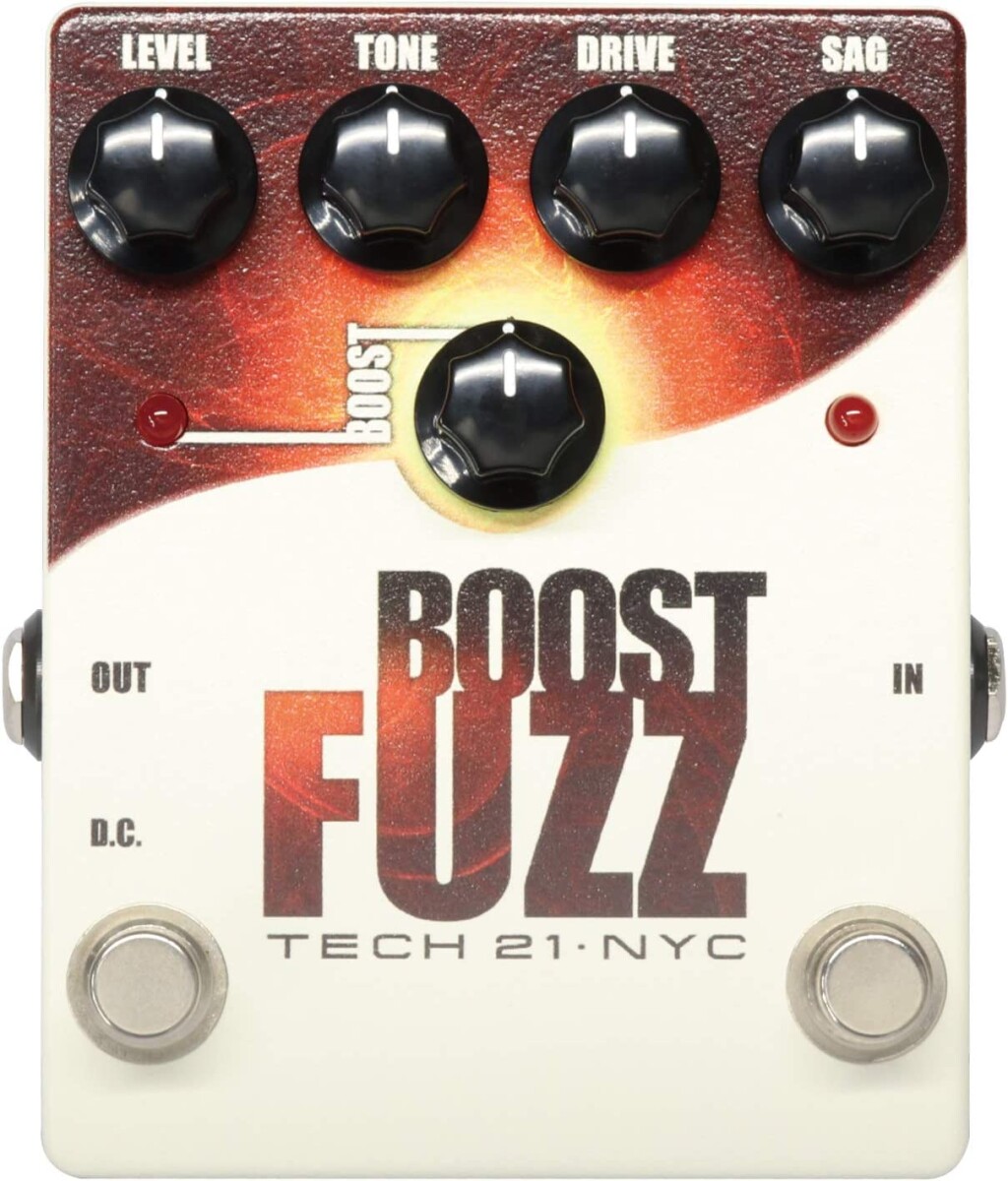 PEDAL DE EFECTO TECH21 ANALOG FUZZ W/ CLEAN BOOST 