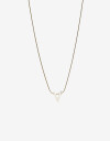 Cadena Corta con Dije Perlas Cadena Corta Con Dije V, Acero - Dorado