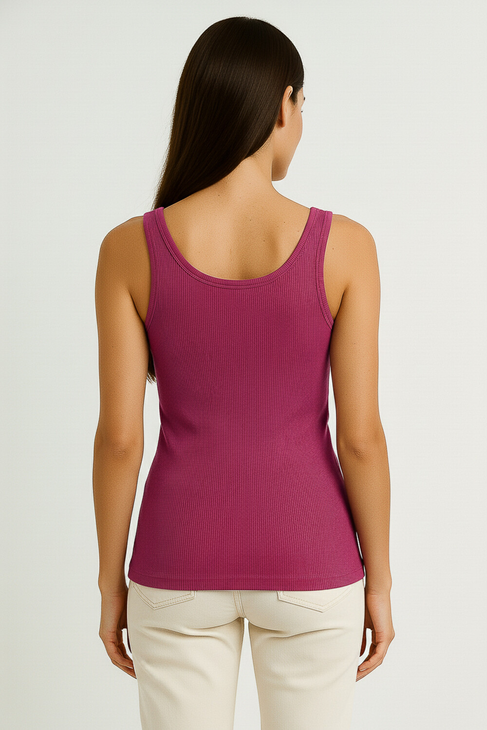 Musculosa Quintanav Rosa Oscuro