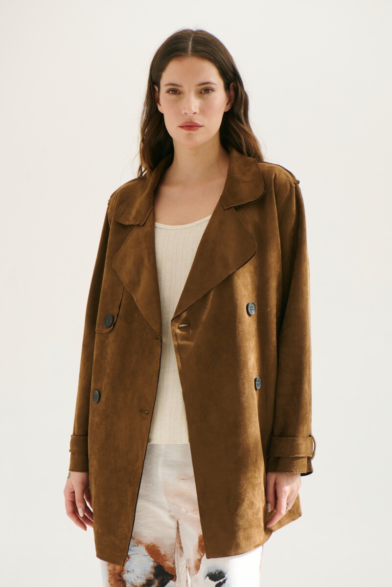 TRENCH SUEDE - GAMUZA 