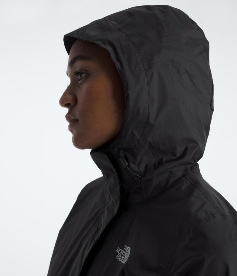 Campera Impermeable Venture mujer Tnf Black