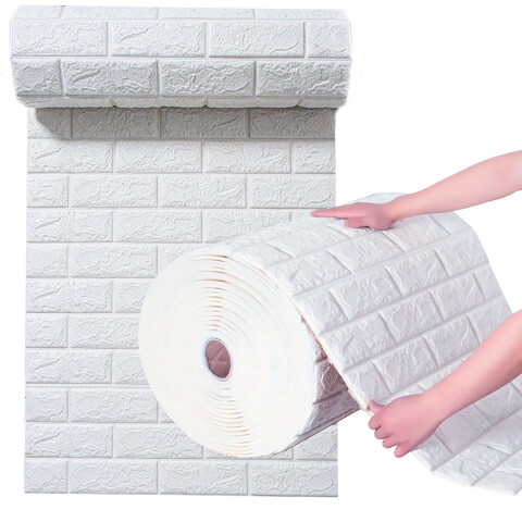 Revestimiento 3d Ladrillo Para Pared Por Rollo REVESTIMIENTO LADRILLO ROLLO 0.70X20MTS