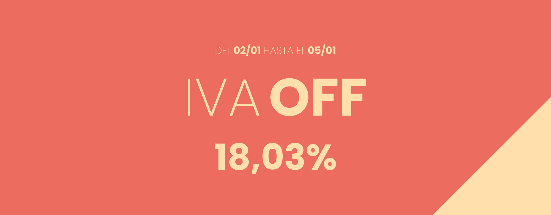 IVA OFF - Enero