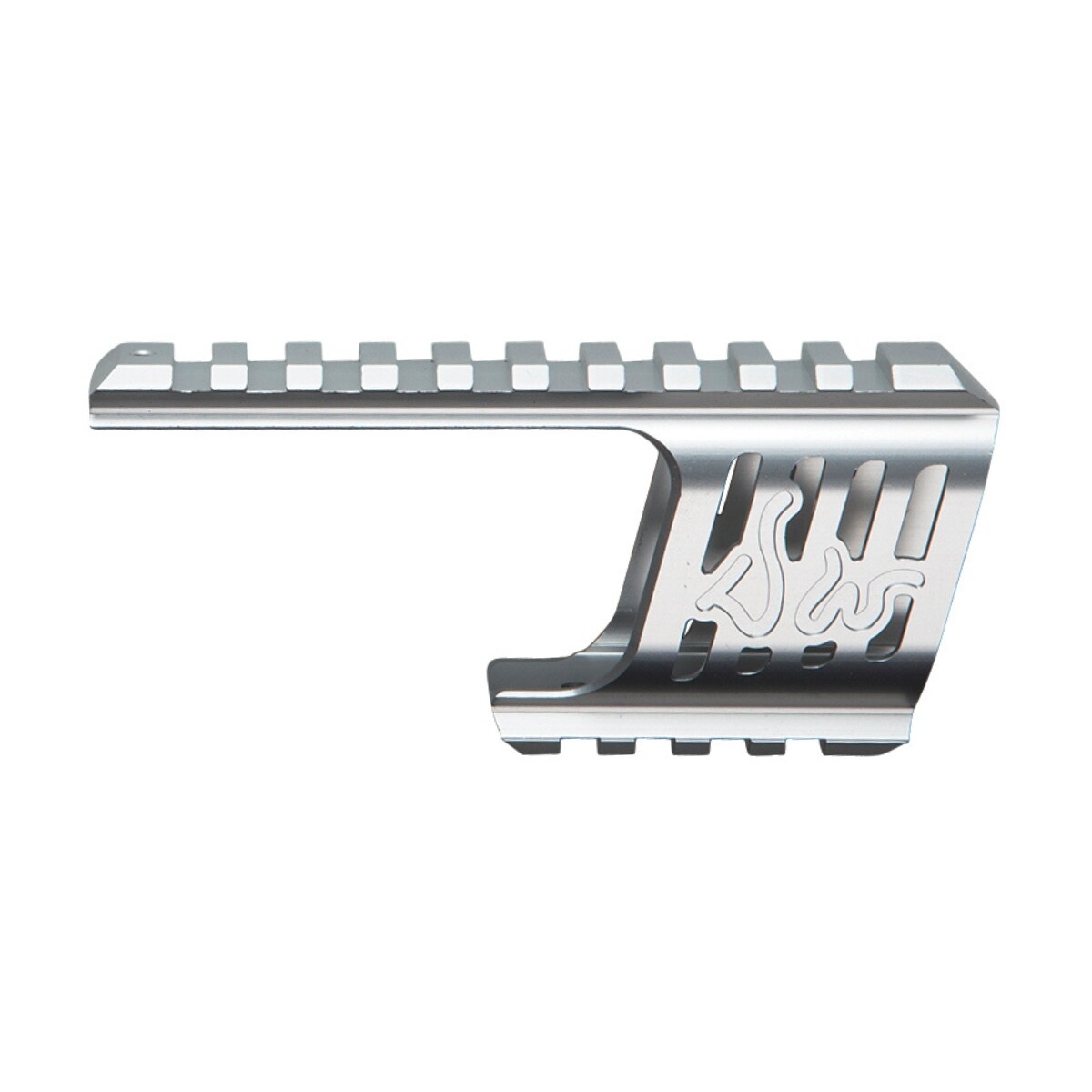 Montaje de riel CNC para revolver Dan Wesson serie 715 - Plateado 