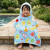 Bata Poncho Infantil Varios Diseños 100% Algodón 60 x 60 cm Frutas