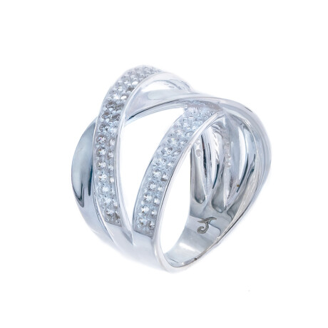 Anillo de plata 925 con circonias. Anillo de plata 925 con circonias.