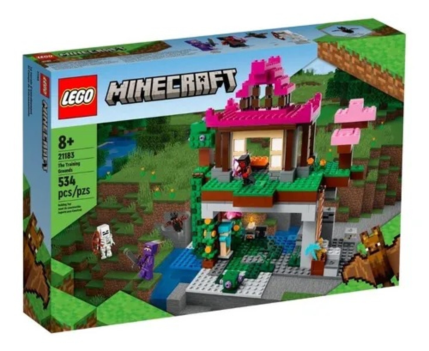 Lego Minecraft Campo De Entrenamientos 534 Pcs 