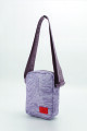 Pouch estampado negro Lilac