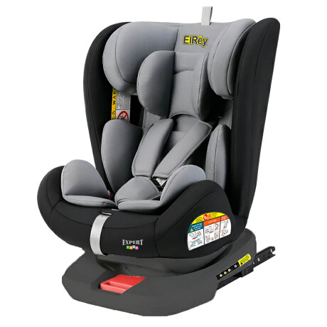 Butaca Silla Auto Bebé Cleopatra Giro 360 Reclinable Negro