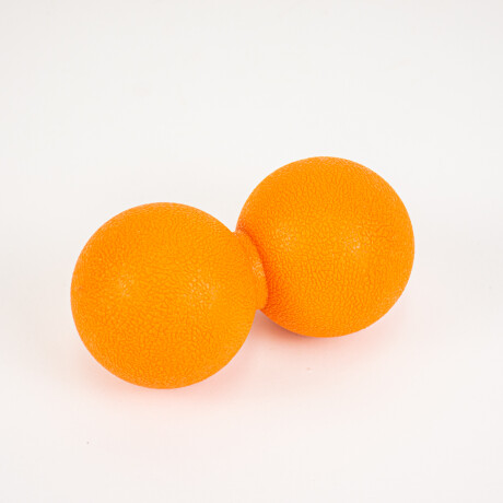 Esfera Doble Masajeadora Rígida Naranja