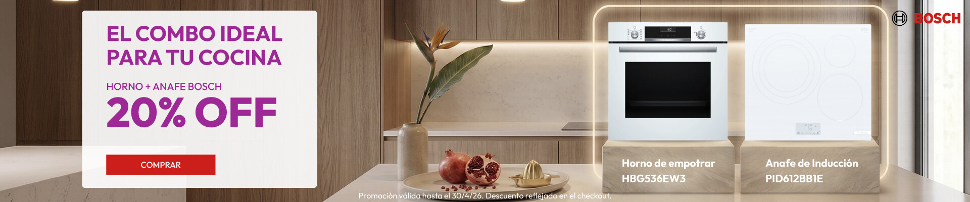 Promo Combo Horno y Anafe Bosch