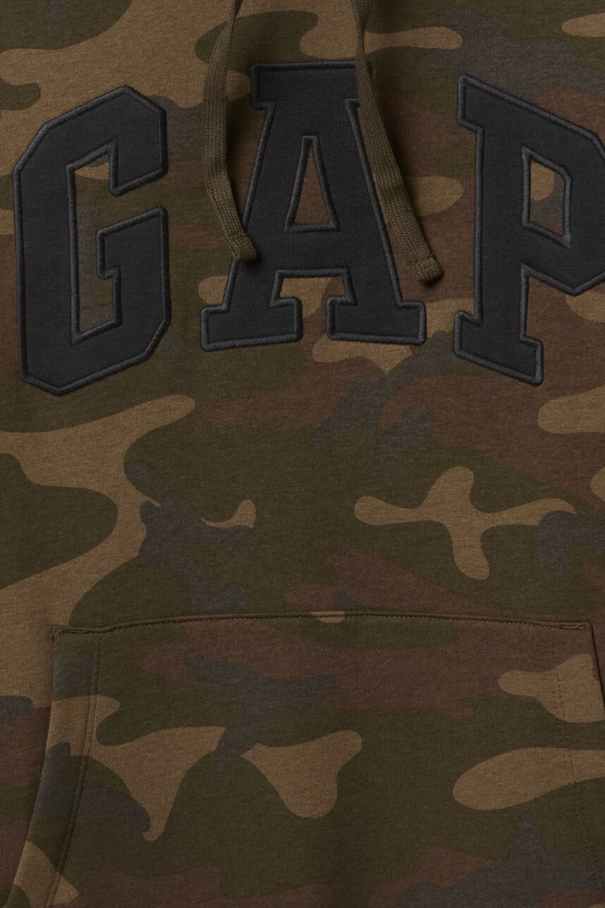 Canguro Logo Gap Hombre Green Camo