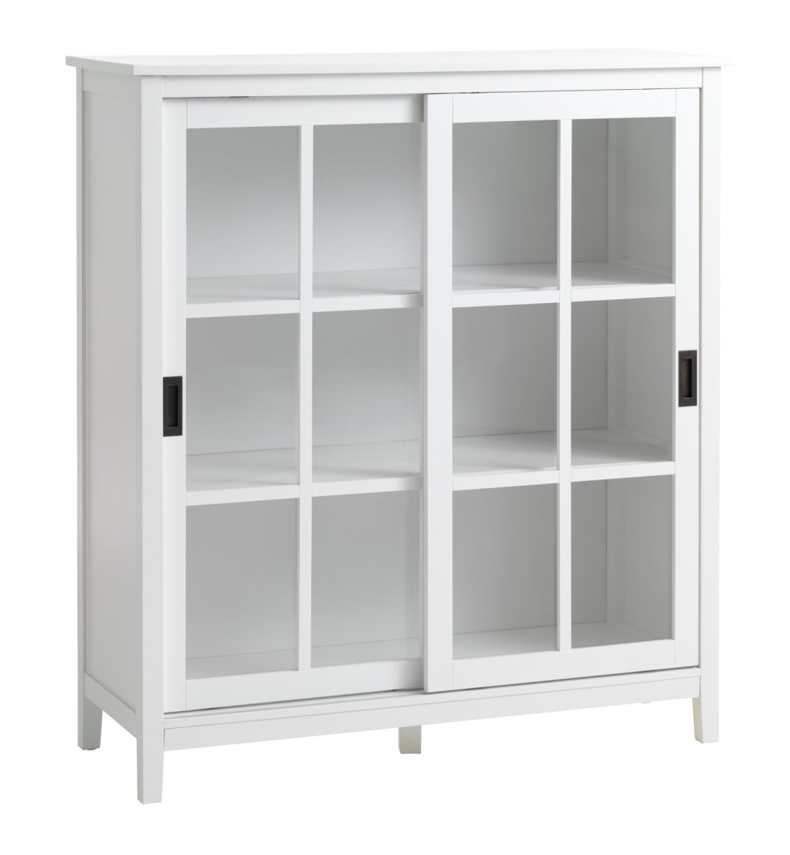 Vitrina NORDBY 2 puertas blanco 