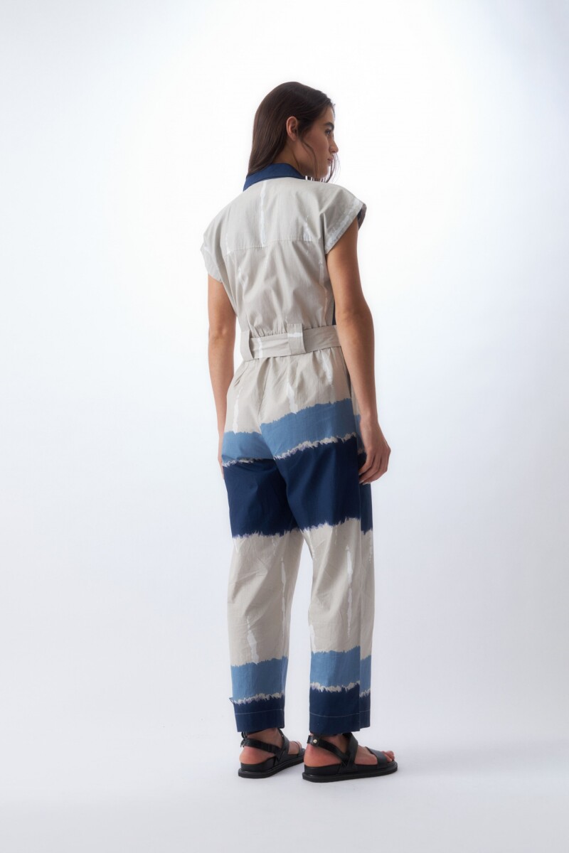 Mono tie dye azul