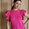 Musculosa Tropical Fucsia