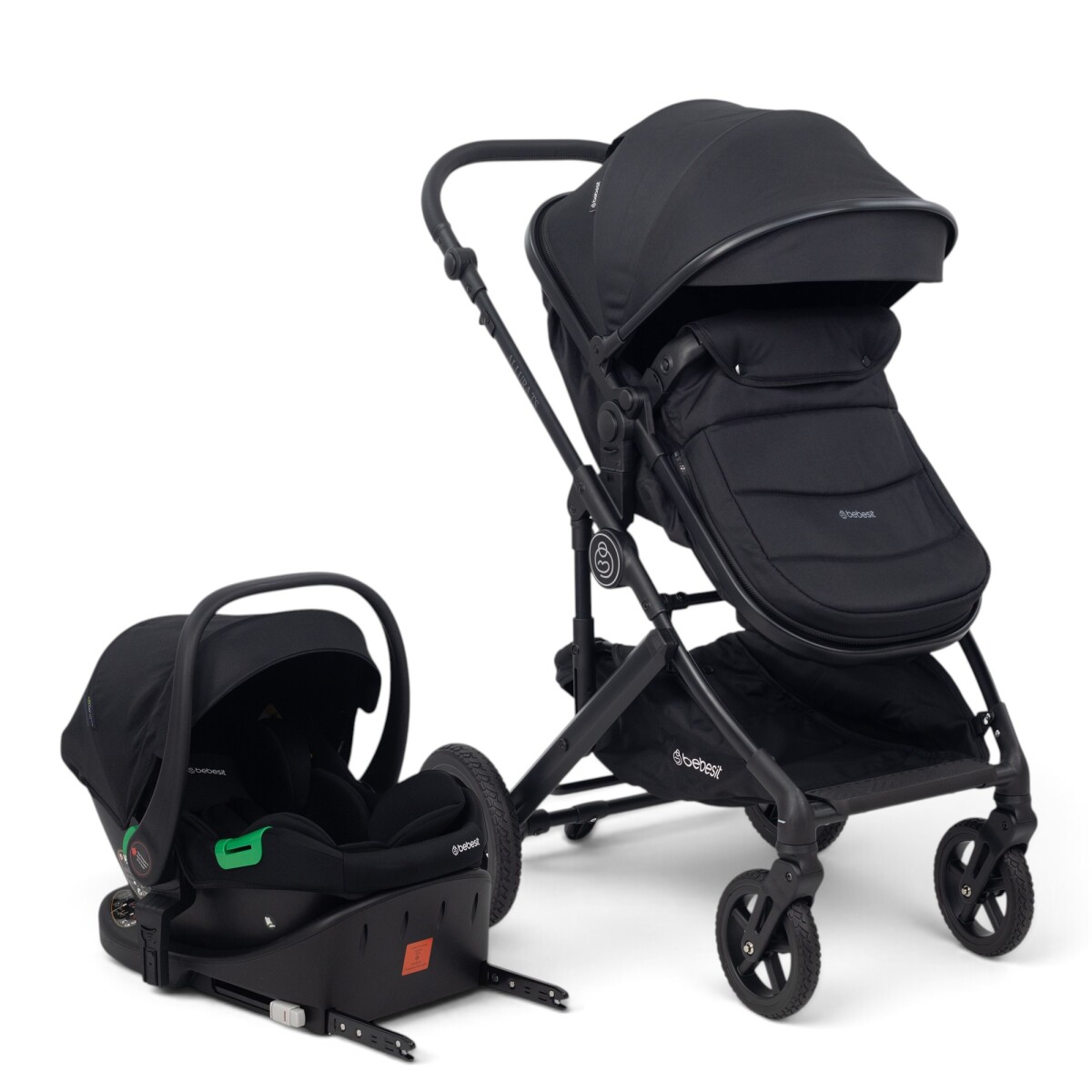 TS ALLURA DLX con Silla de auto y base con isofix R129 Bebesit 