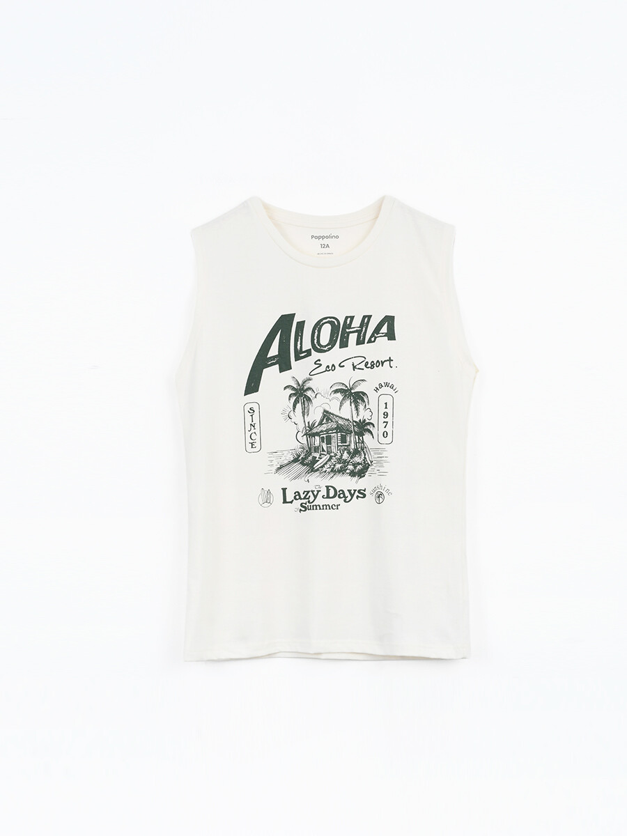 MUSCULOSA LISANDRO PRINT - BEIGE 