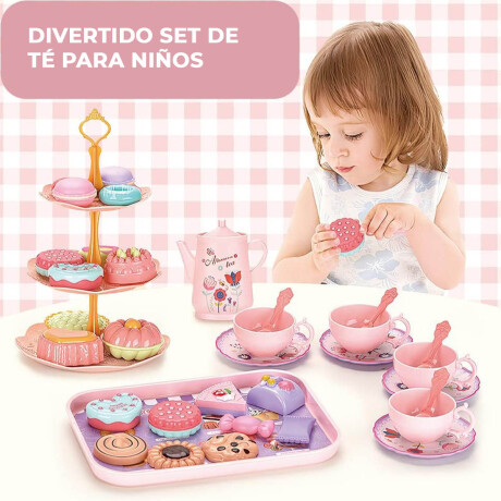Set Juego Juguete De Té Con Valija + Accesorios Jug007016