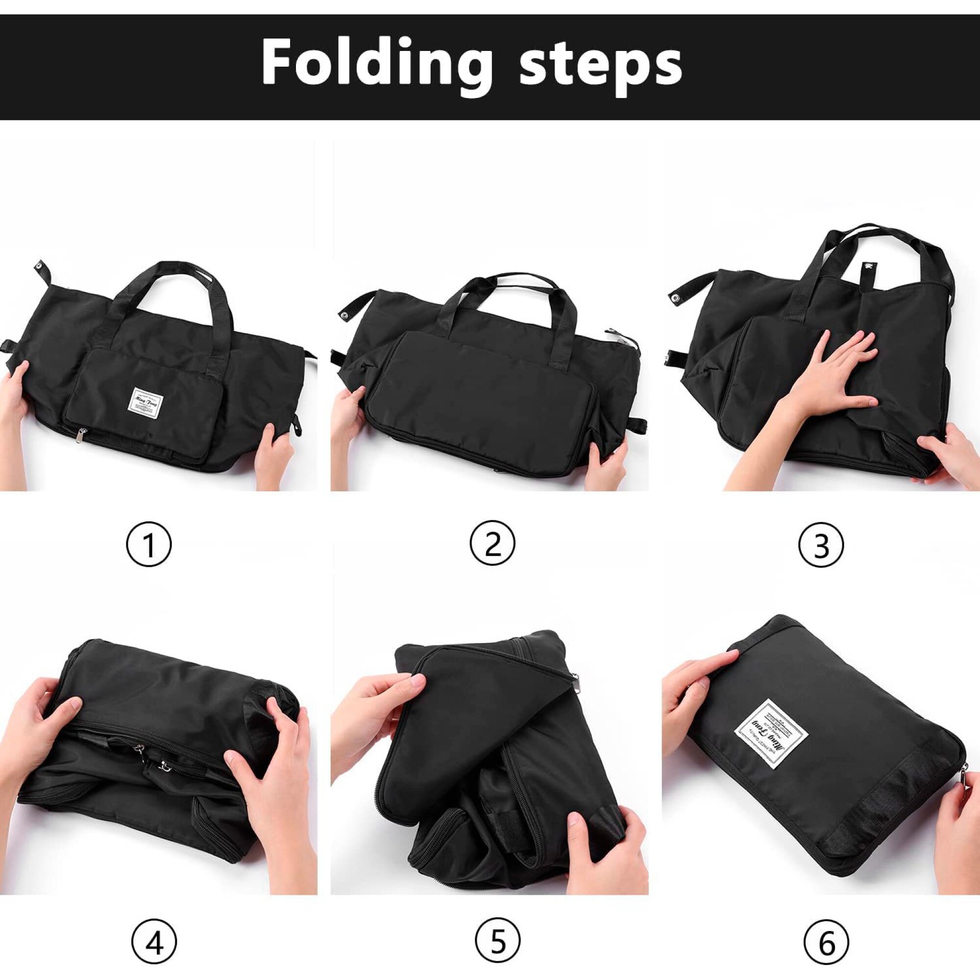 Cosmos bolsas para zapatos no tejida de color negro con cordón de ajuste  para viajar o transportar, 10 unidades