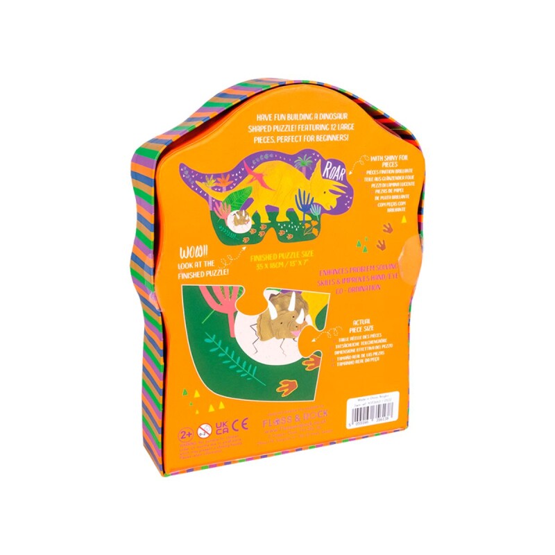 Puzzle 12 piezas Dinosaurio