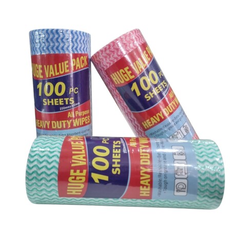 Paño en rollo 25cm x 11.5cm x 100 unidades Paño en rollo 25cm x 11.5cm x 100 unidades