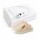 Set Invierno Pantuflas Unisex Antidesliz +Calienta Cama 1Pza Natural