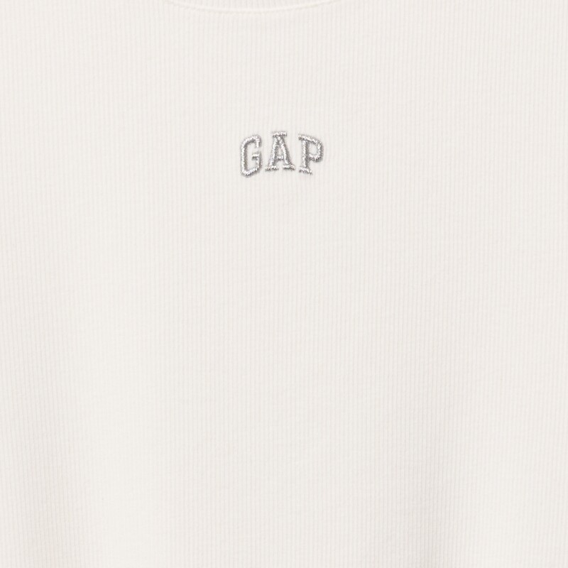 FRCH SS MOD RIB ABBRV TEE NEW OFF WHITE