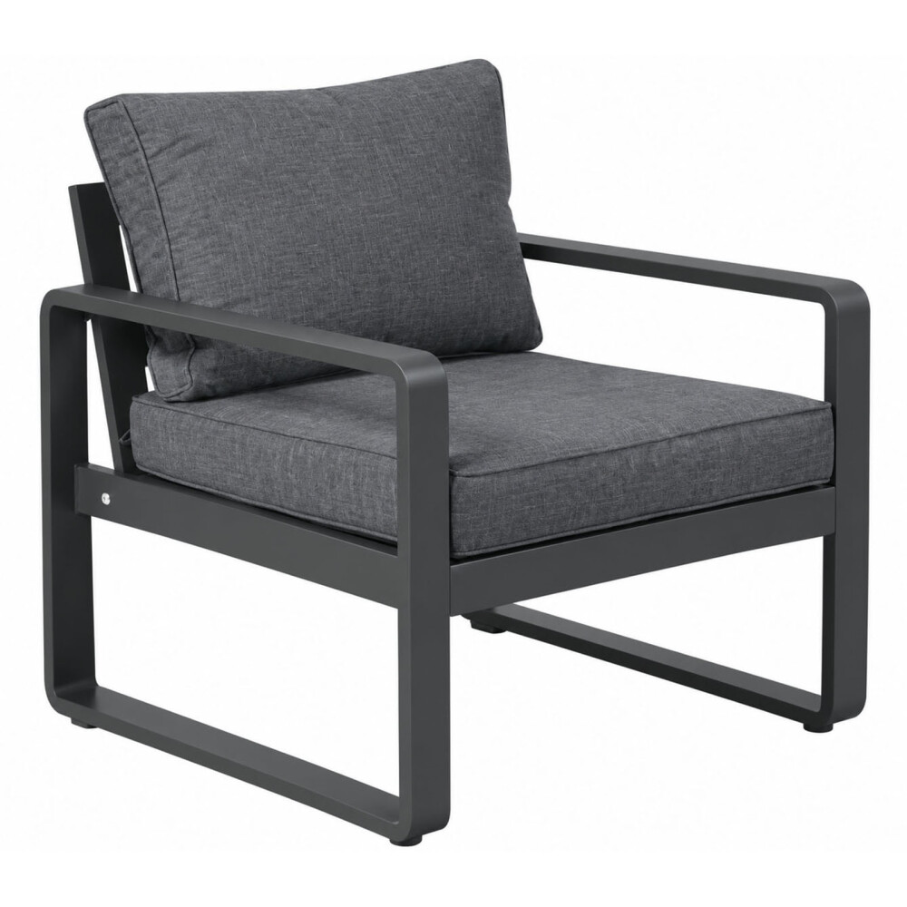 SET COMEDOR EXT. ALUMINIO GRIS CALI
