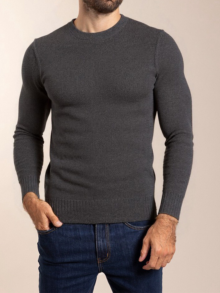SWEATER MOSAR - Gris Oscuro 