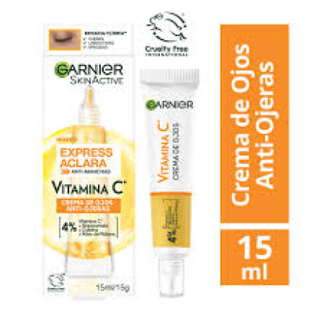 Garnier Crema Anti Ojeras Express Aclara Vitamina C - 15 g Garnier Crema Anti Ojeras Express Aclara Vitamina C - 15 g