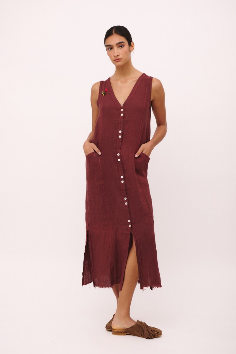 VESTIDO VESTA LIMON Chocolate