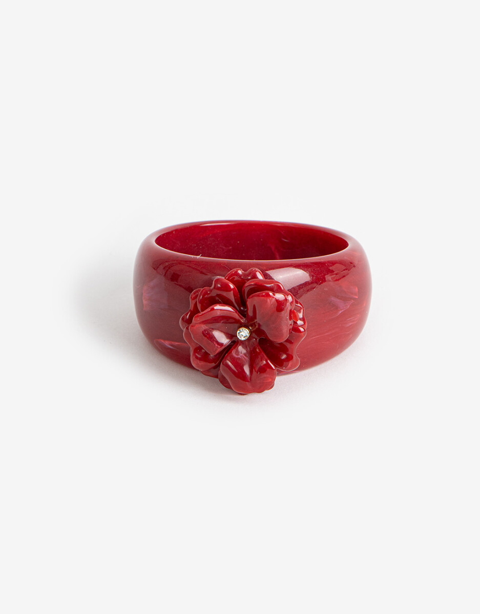 Brazalete Flor Resina 