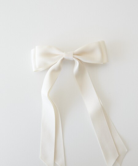 BROCHE SILKY BOW BEIGE