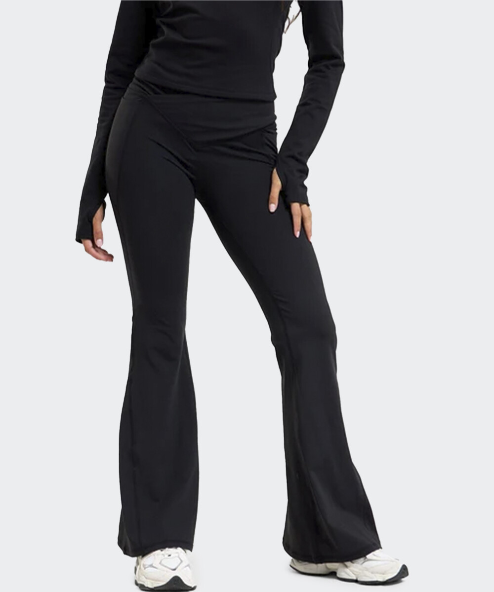 Pantalón Fabletics Acamapanado Oasis PureLuxe - Negro 