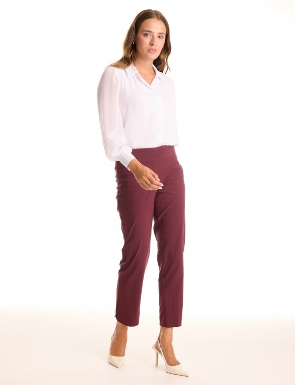 Pantalon Slim BORDEAUX
