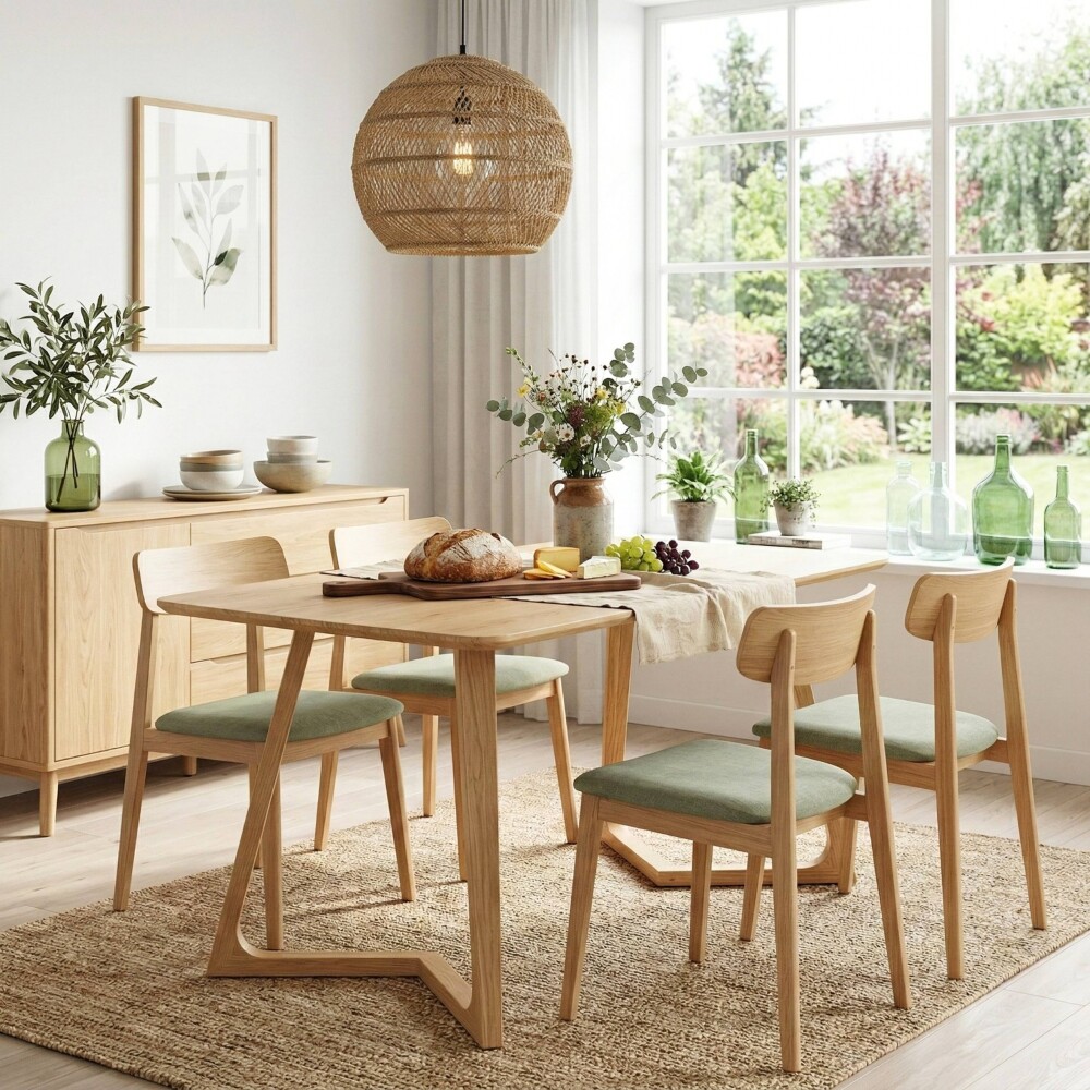 Mesa de comedor Aura - Madera Maciza 120 cm Mesa de comedor Aura - Madera Maciza 120 cm