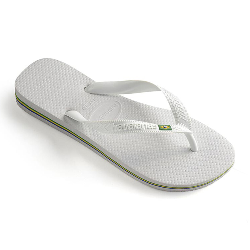 Sandalias Havaianas Brasil Unisex Blanco