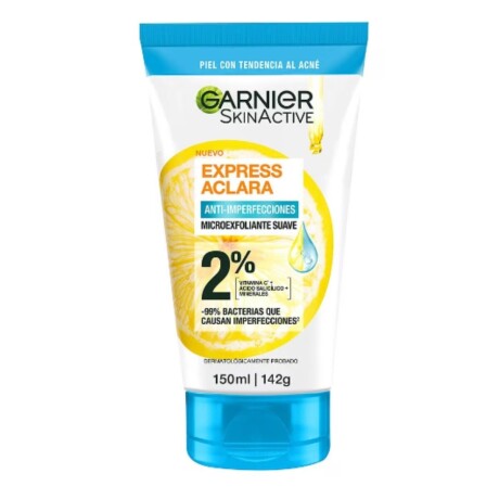 Garnier Skinactive Express Aclara 2% Microexfoliante Garnier Skinactive Express Aclara 2% Microexfoliante