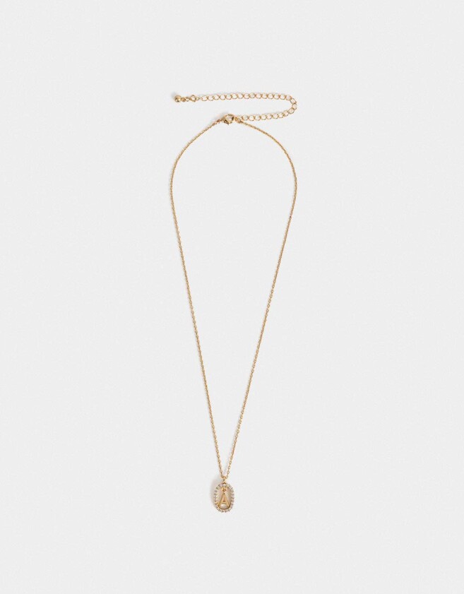 Cadena Corta con Dije Premium Gold Cortos - Dorado