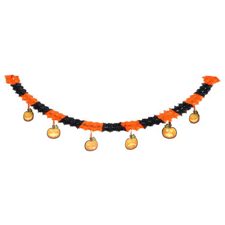 GUIRNALDA HALLOWEEN PAPEL 3MT 6 CALABAZAS GUIRNALDA HALLOWEEN PAPEL 3MT 6 CALABAZAS