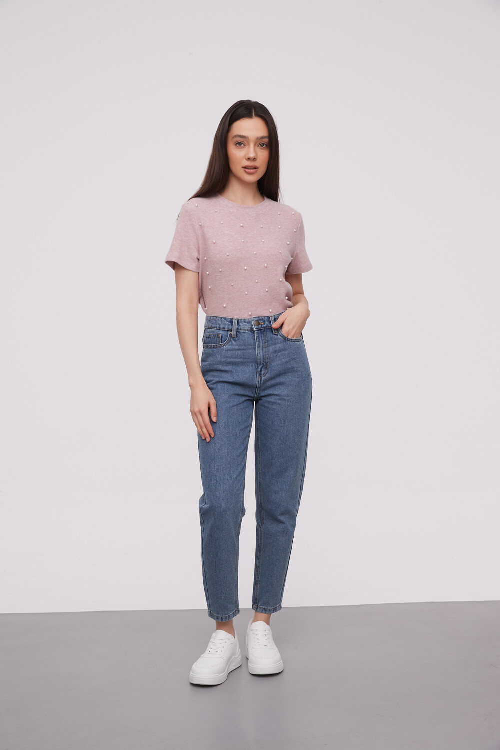 Pantalon Vacareli Azul Grisaceo