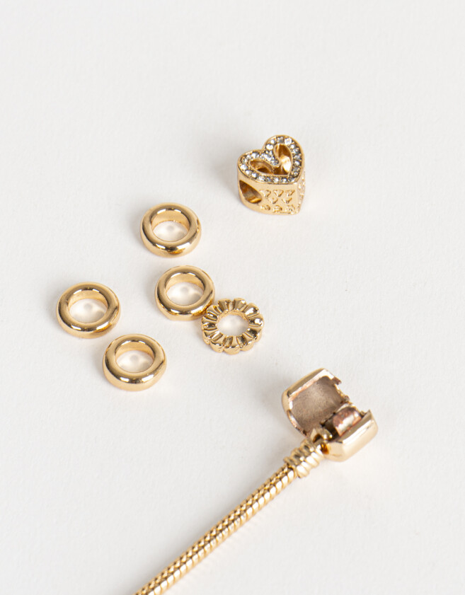 Pulseras Flexibles Bañada en Oro Pulsera Flexible Bañada En Oro - Dorado