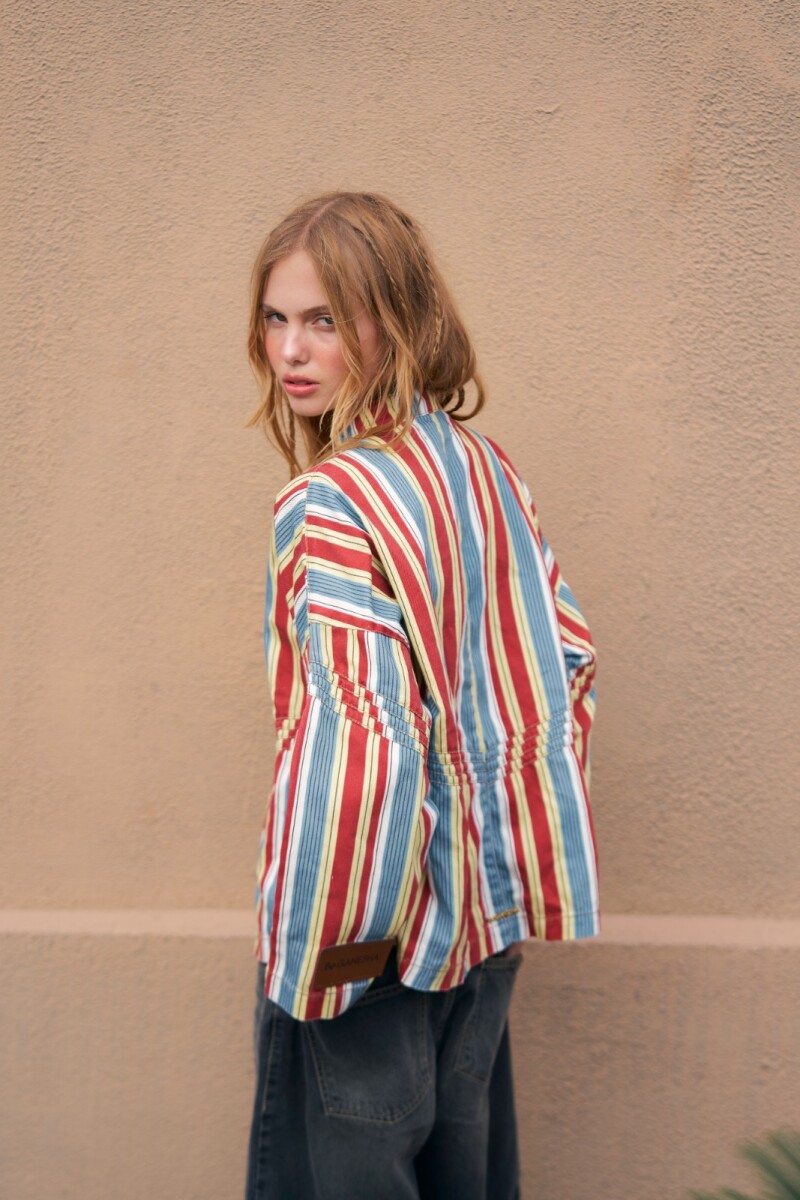 Camisa Mao Estampado Rojo
