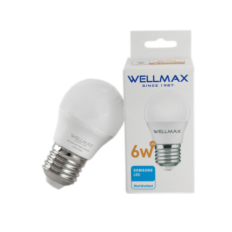 LAMPARA LED GOTA 6W (EQUIVALE 50W) E27 CALIDA WELLMAX ++ N/a