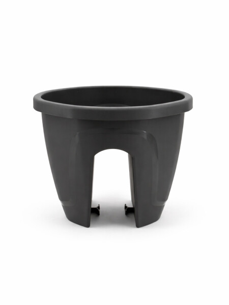 MACETA BALCONY NEGRO